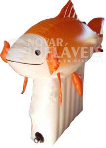 Mascote Peixe - Novar Infláveis